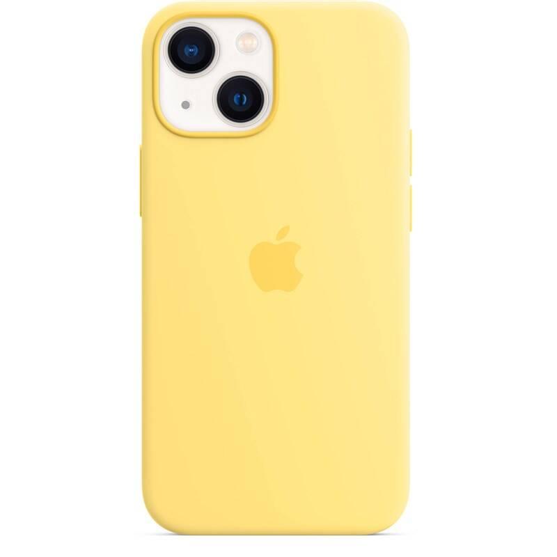 Kryt na mobil Apple Silicone Case s MagSafe pro iPhone 13 mini - citrusově žlutý