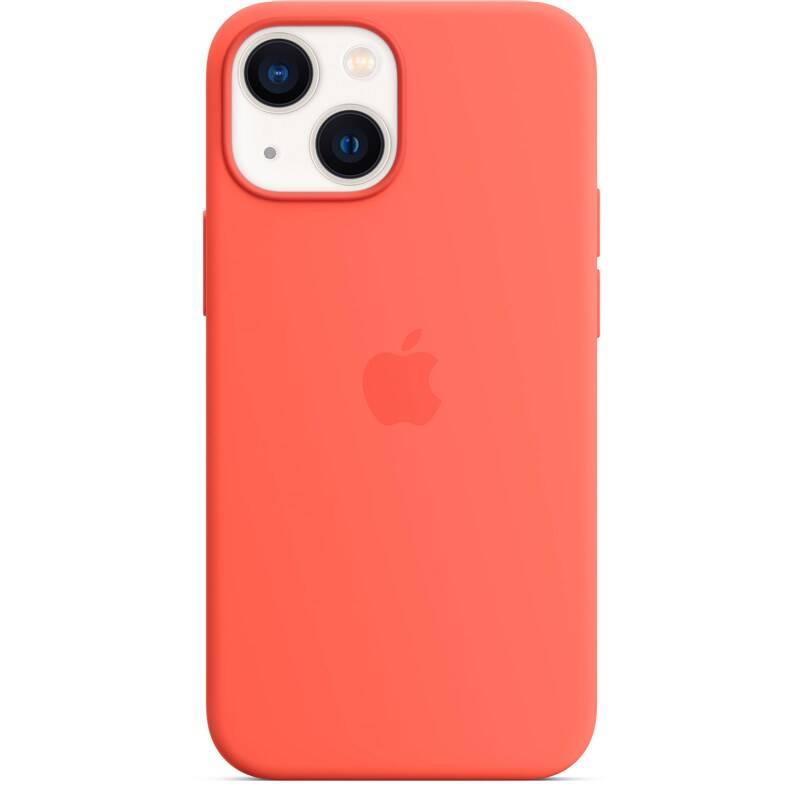 Kryt na mobil Apple Silicone Case s MagSafe pro iPhone 13 mini - nektarinkový