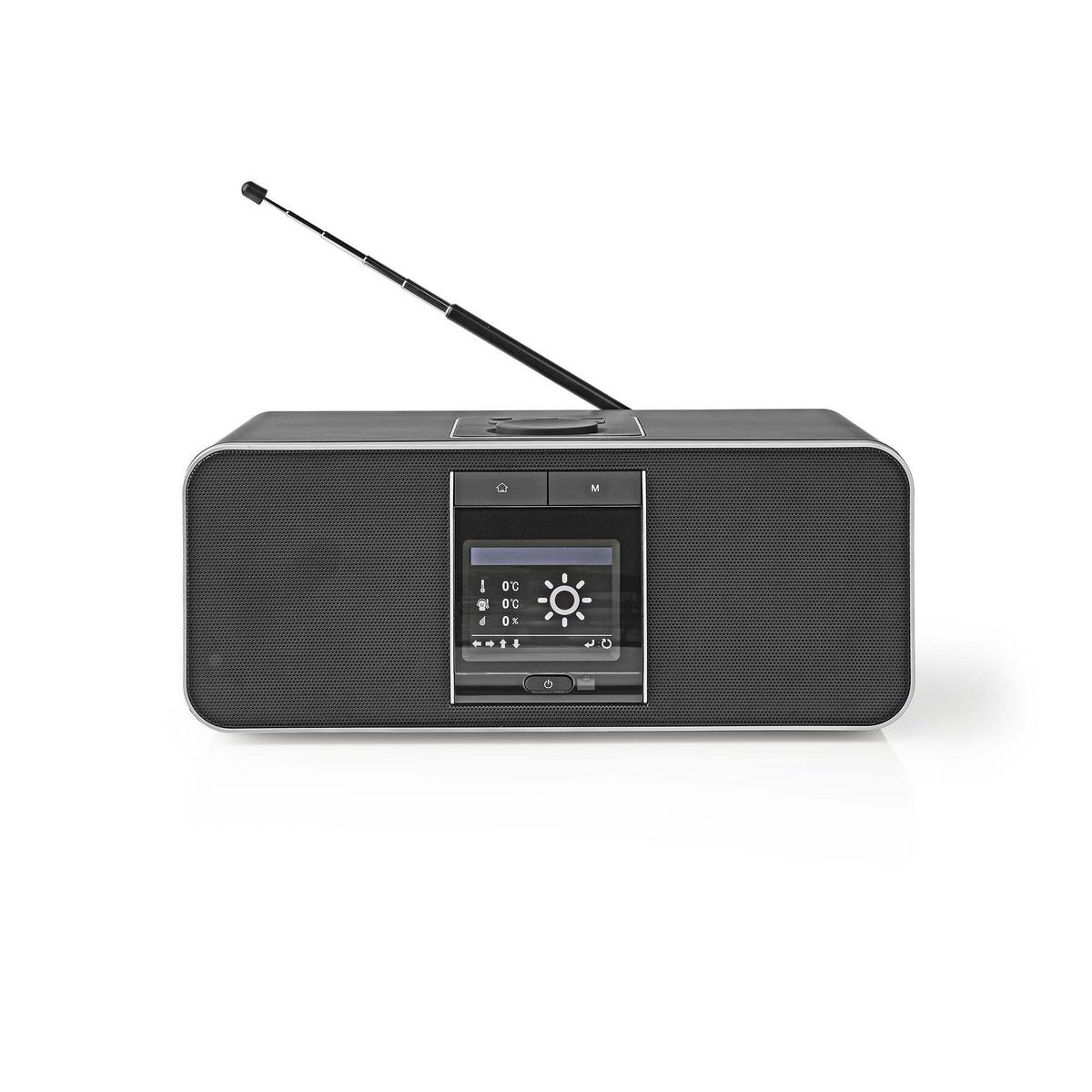 Nedis - RDIN5005BK with DAB / FM and Bluetooth