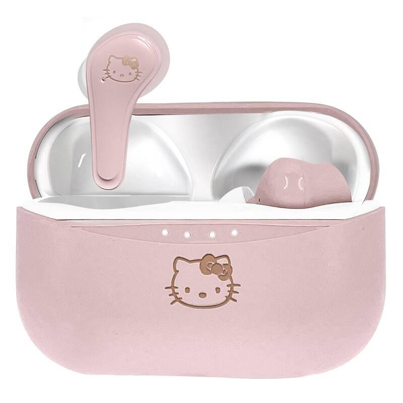 Sluchátka OTL Tehnologies Hello Kitty TWS růžová