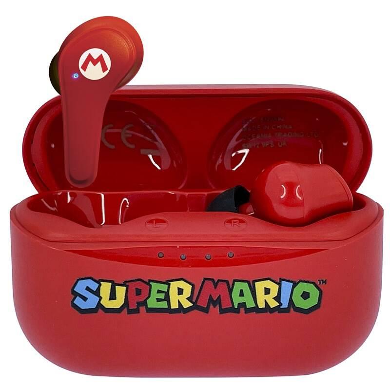 Sluchátka OTL Tehnologies Super Mario Red TWS červená, Sluchátka, OTL, Tehnologies, Super, Mario, Red, TWS, červená