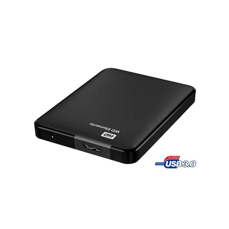 Externí pevný disk 2,5" Western Digital Elements Portable 500GB černý
