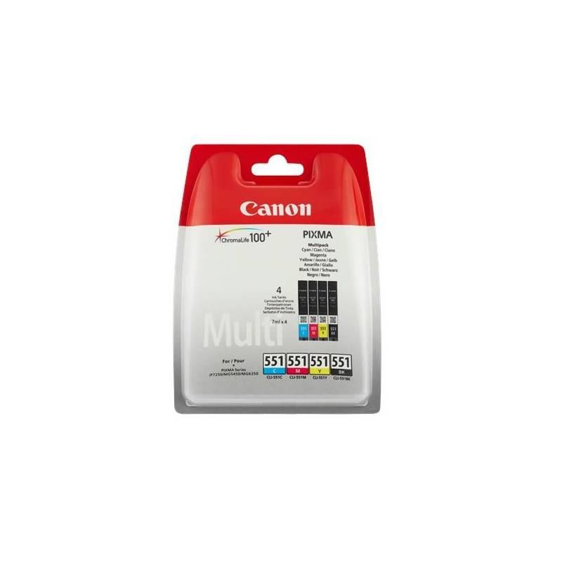 Inkoustová náplň Canon CLI-551, 4x 7ml
