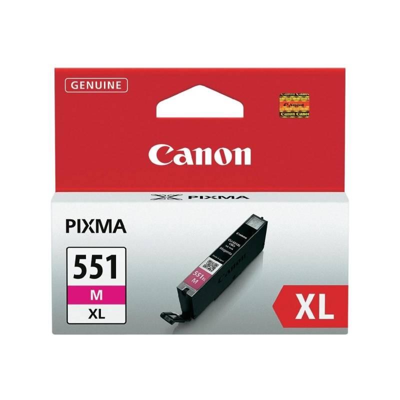 Inkoustová náplň Canon CLI-551XL M, 660 stran - originální červená