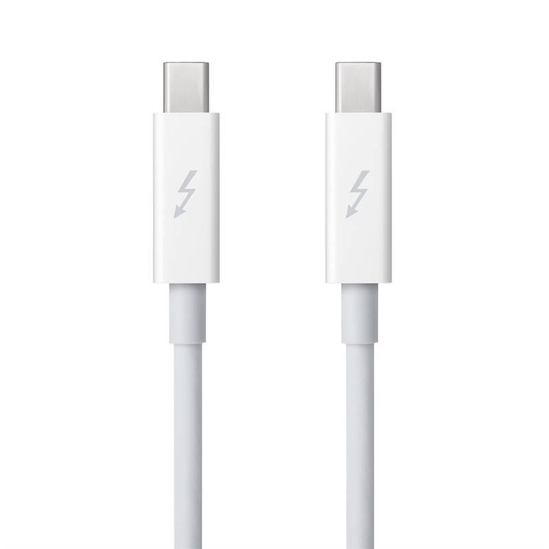 Kabel Apple Thunderbolt, 0.5 m bílý, Kabel, Apple, Thunderbolt, 0.5, m, bílý