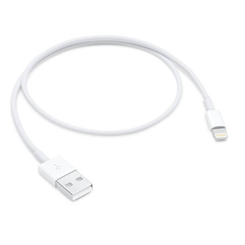 Kabel Apple USB Lightning, 0,5m bílý, Kabel, Apple, USB, Lightning, 0,5m, bílý