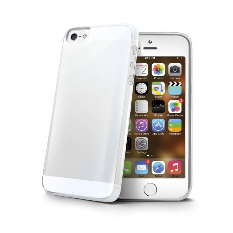 Kryt na mobil Celly Gelskin pro Apple iPhone 5 5s SE průhledný