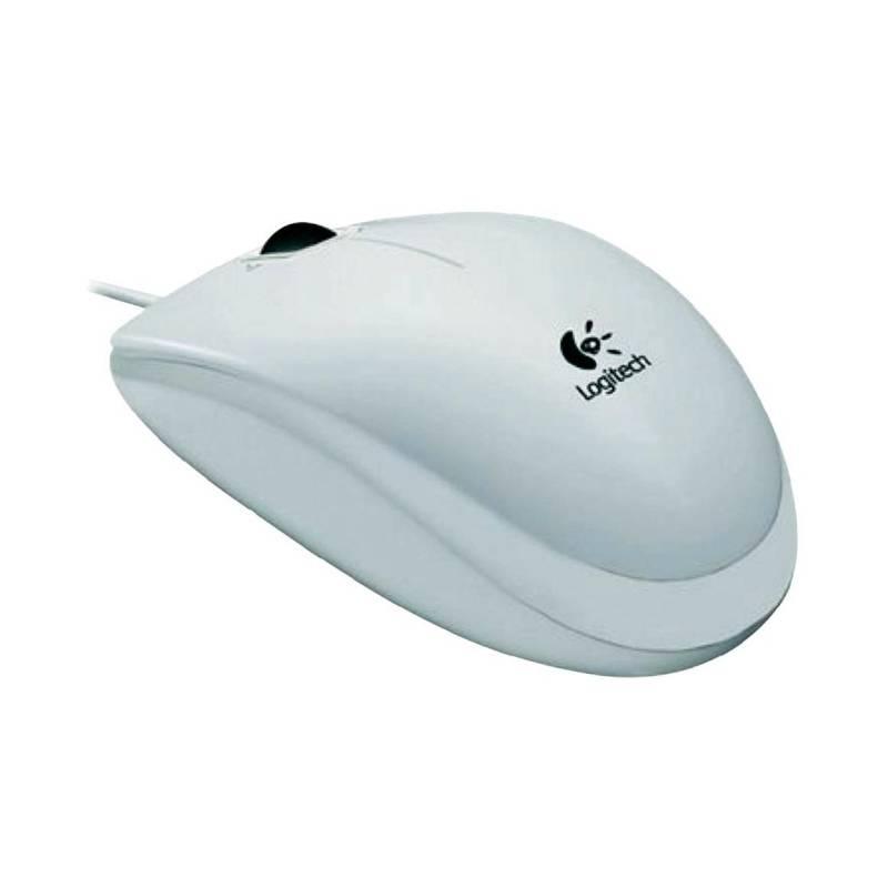 Myš Logitech B100 bílá