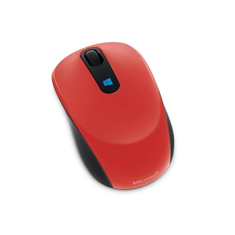 Myš Microsoft Sculpt Mobile červená