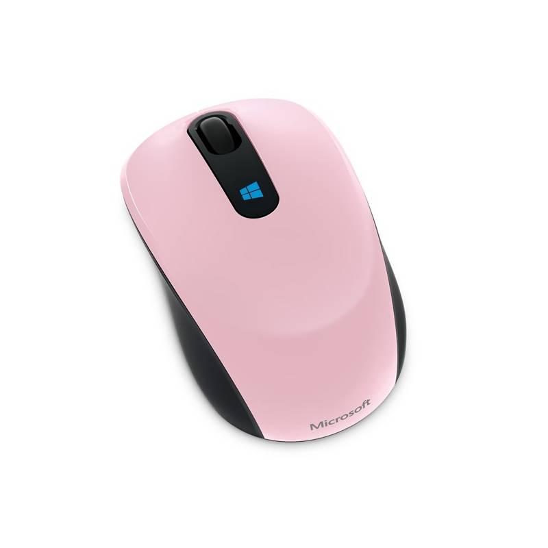 Myš Microsoft Sculpt Mobile růžová, Myš, Microsoft, Sculpt, Mobile, růžová