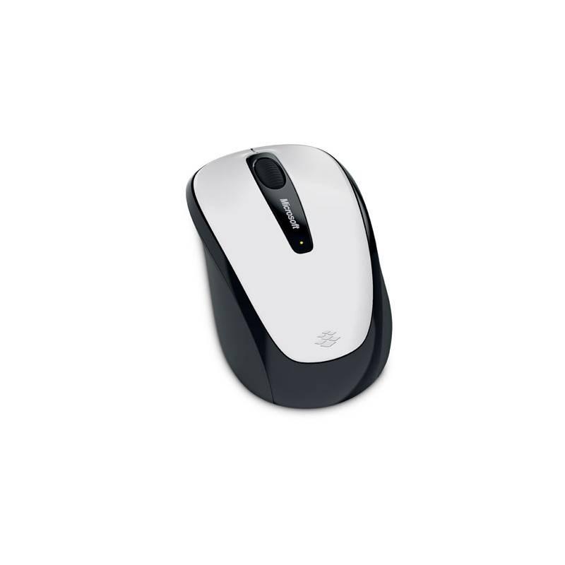 Myš Microsoft Wireless Mobile Mouse 3500 White Gloss bílá, Myš, Microsoft, Wireless, Mobile, Mouse, 3500, White, Gloss, bílá