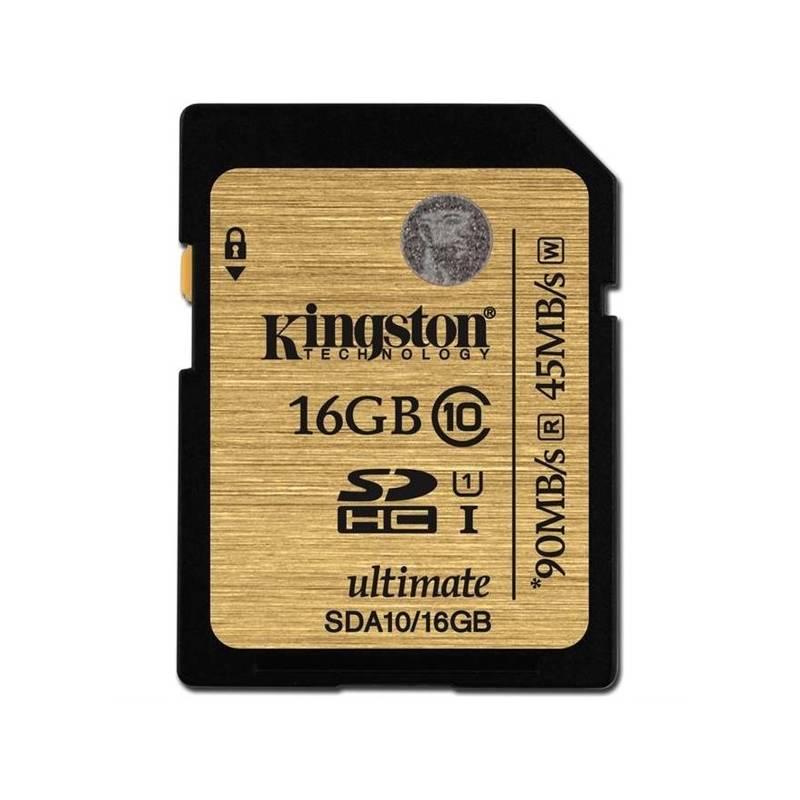 Paměťová karta Kingston SDHC 16GB UHS-I U1