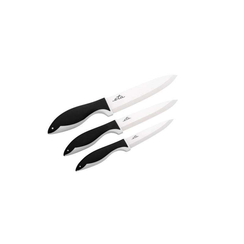 Sada kuchyňských nožů ETA keramické nože 3 ks černá, Sada, kuchyňských, nožů, ETA, keramické, nože, 3, ks, černá