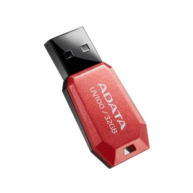USB Flash ADATA UV100 32GB červený, USB, Flash, ADATA, UV100, 32GB, červený