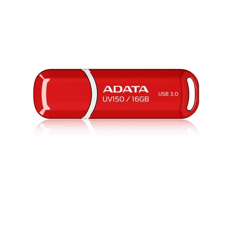 USB Flash ADATA UV150 16GB červený, USB, Flash, ADATA, UV150, 16GB, červený