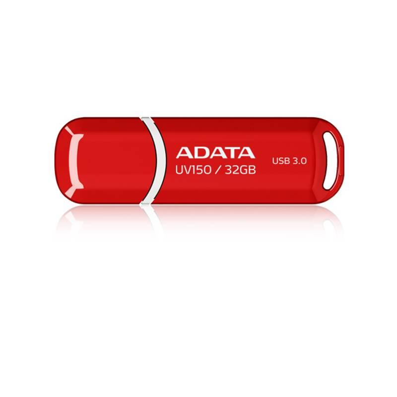 USB Flash ADATA UV150 32GB červený, USB, Flash, ADATA, UV150, 32GB, červený