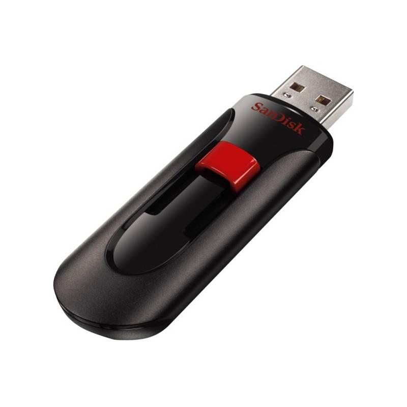 USB Flash Sandisk Cruzer Glide 16GB černý, USB, Flash, Sandisk, Cruzer, Glide, 16GB, černý