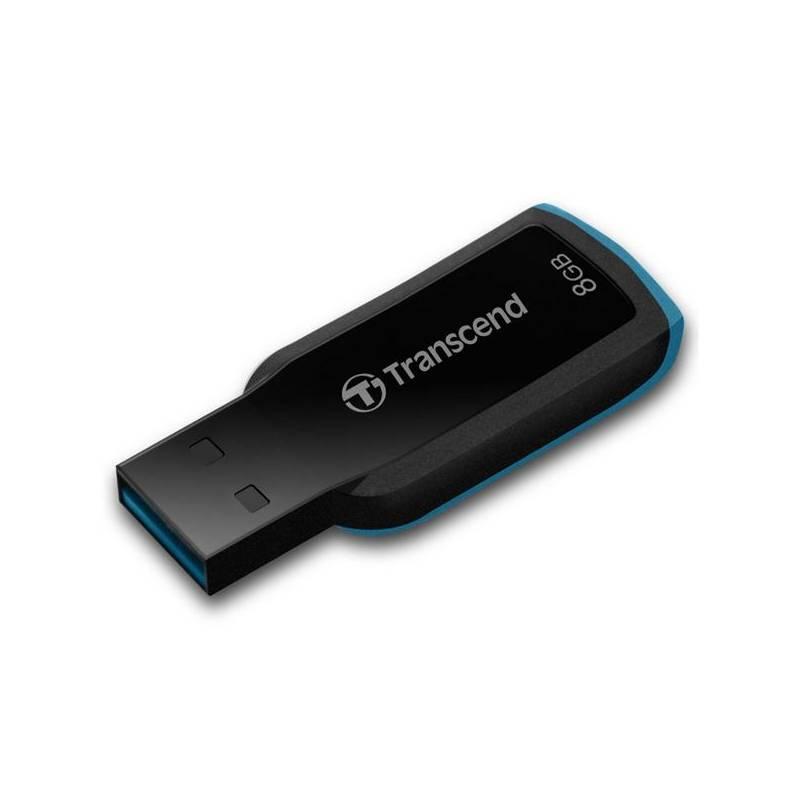 USB Flash Transcend JetFlash 360 8GB černý modrý