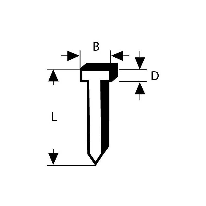 Hřeby do sponkovačky Bosch, typ 48 14mm, Hřeby, do, sponkovačky, Bosch, typ, 48, 14mm