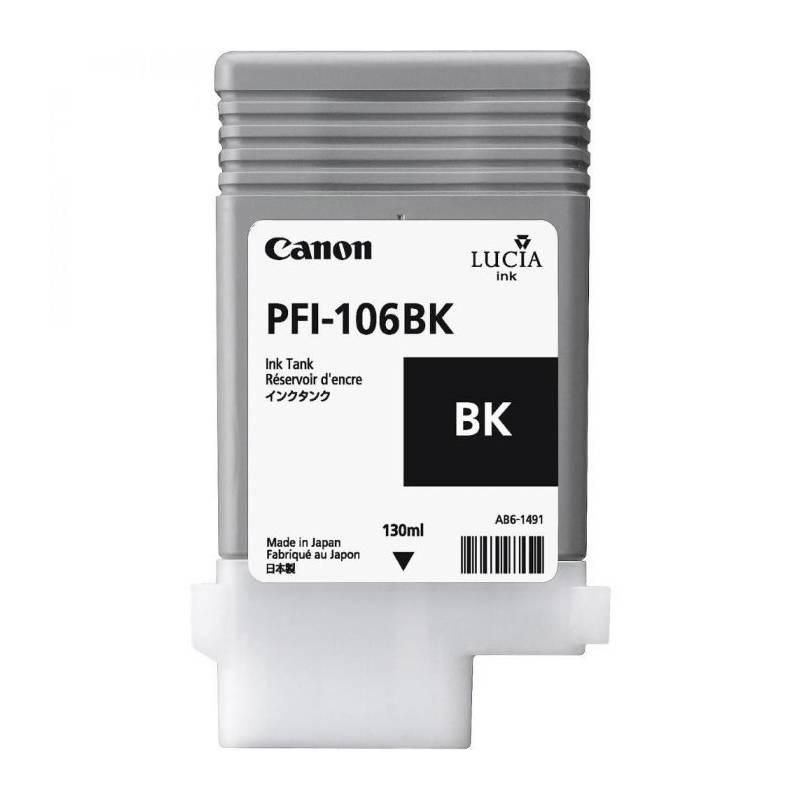 Inkoustová náplň Canon PFI106BK, 130ml černá