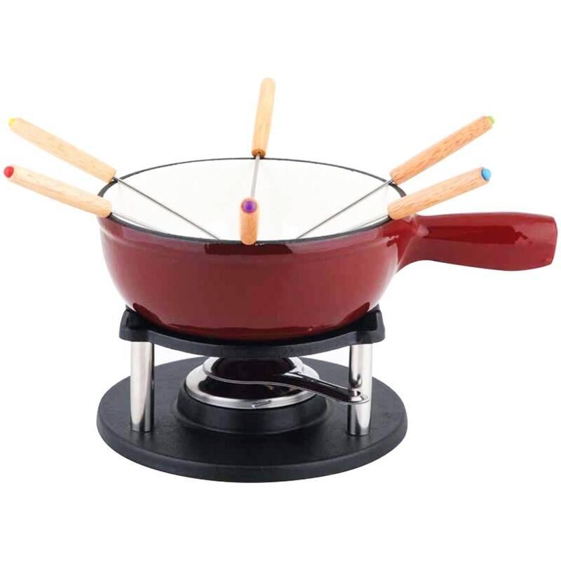 Fondue CS Solingen ALPEN CS-078263, červená sada, Fondue, CS, Solingen, ALPEN, CS-078263, červená, sada