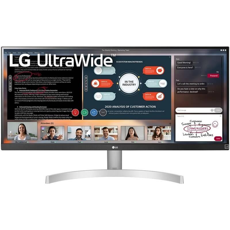 Monitor LG 29WN600 černý bílý