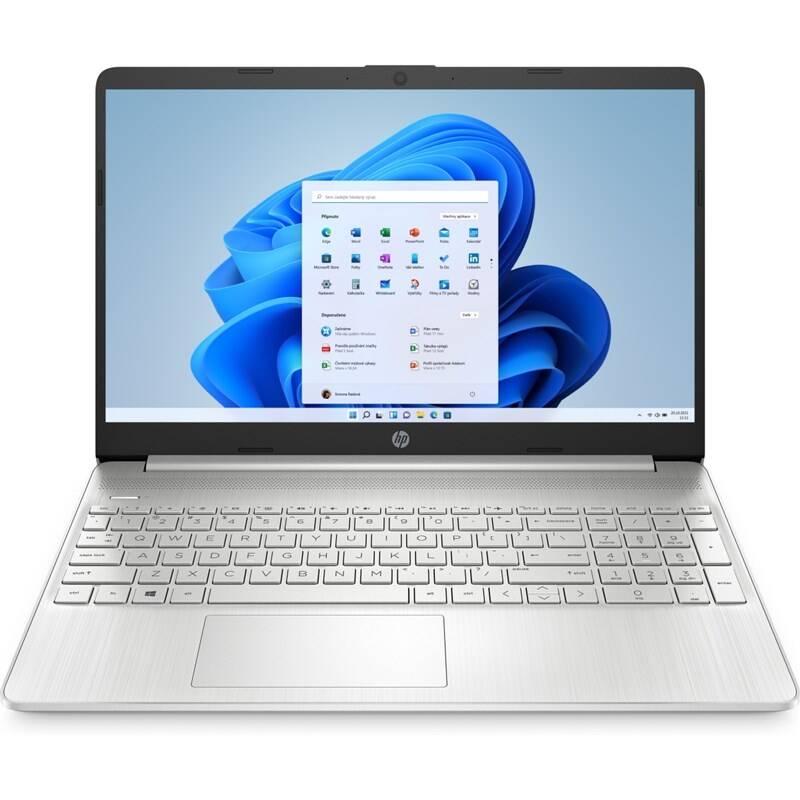 Notebook HP 15s-fq3004nc stříbrný