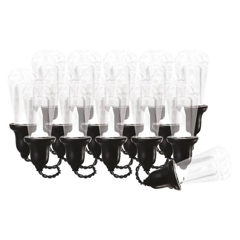 Párty osvětlení EMOS 16 LED řetěz - 16x párty žárovky čiré, 3,6 m, venkovní i vnitřní, studená bílá