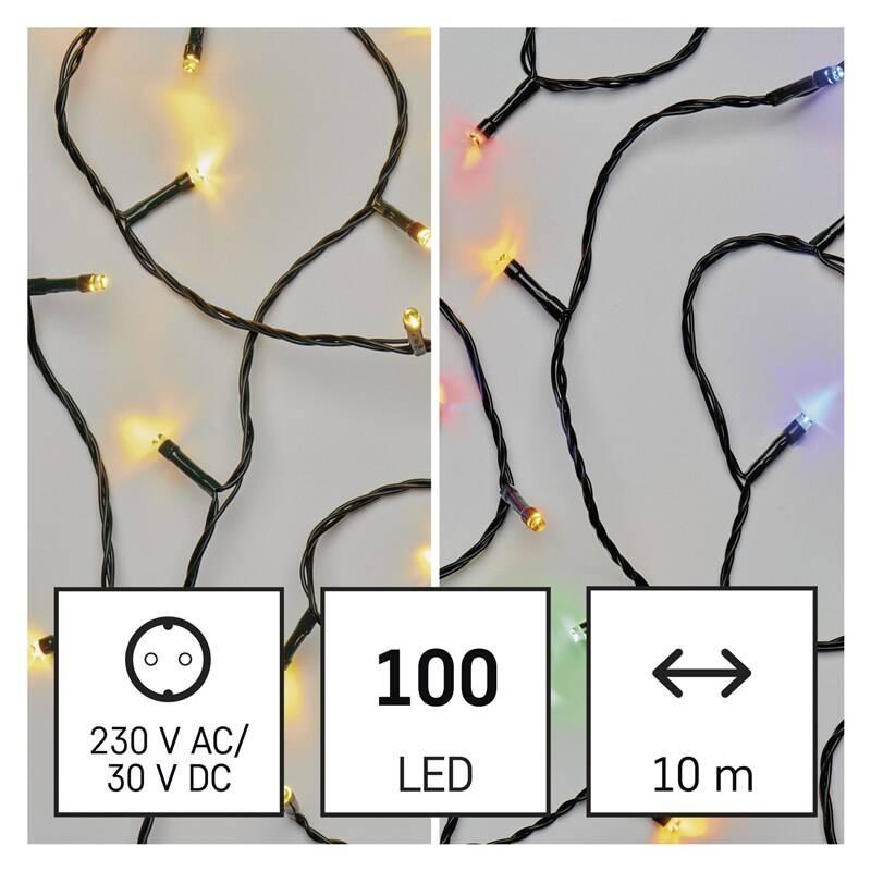 Vánoční osvětlení EMOS 100 LED řetěz