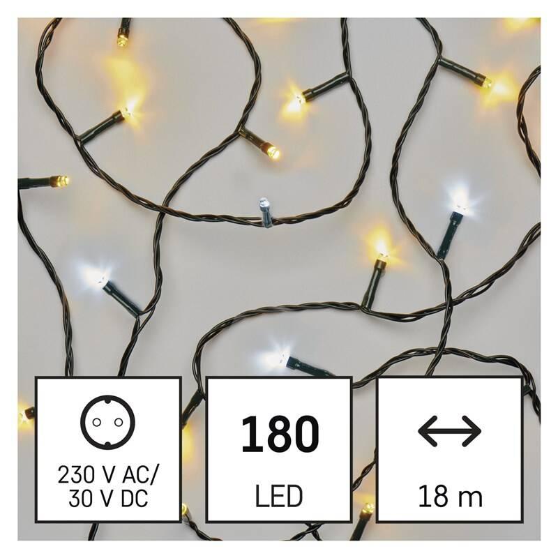 Vánoční osvětlení EMOS 180 LED řetěz