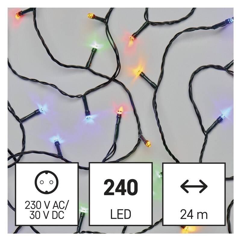 Vánoční osvětlení EMOS 240 LED řetěz,