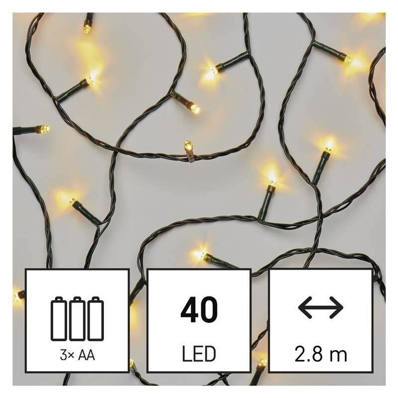 Vánoční osvětlení EMOS 40 LED řetěz,