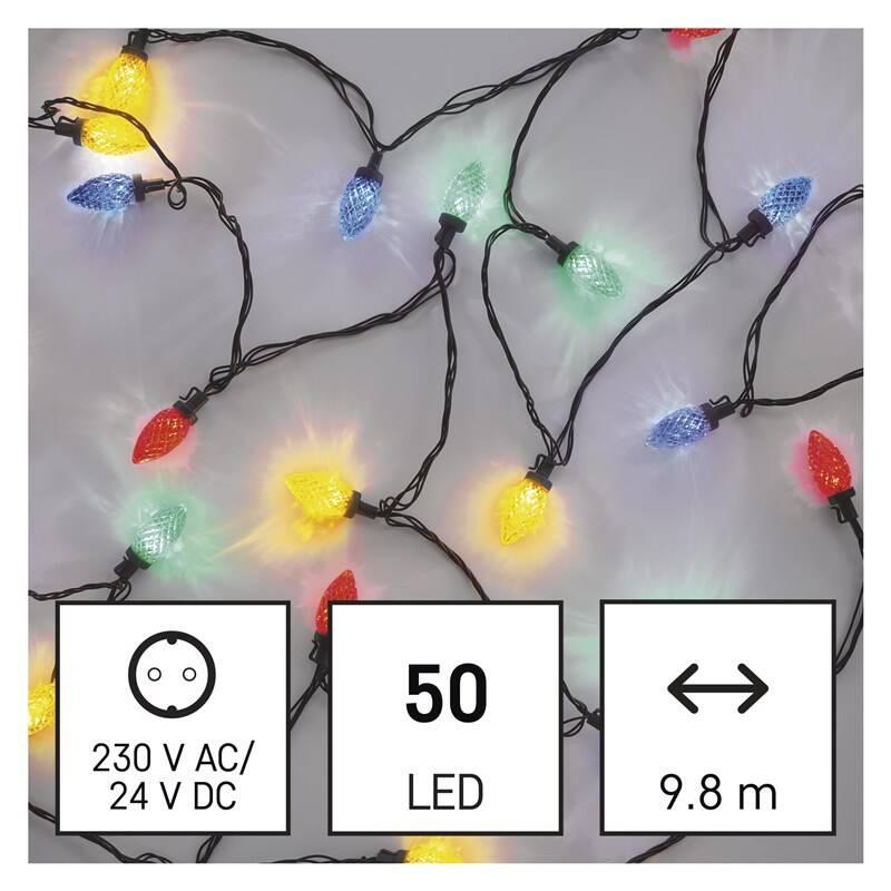 Vánoční osvětlení EMOS 50 LED řetěz,