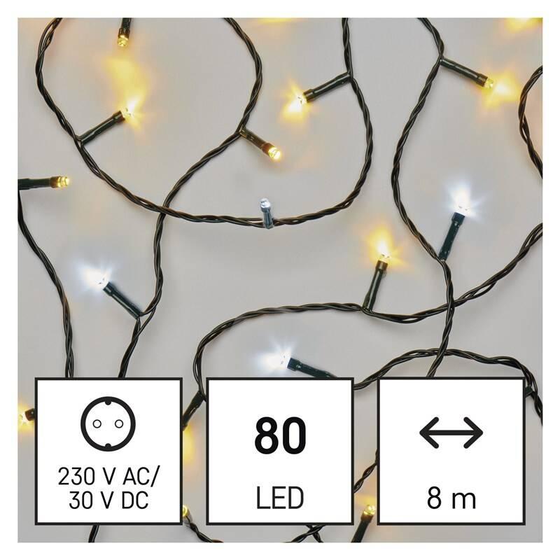 Vánoční osvětlení EMOS 80 LED řetěz