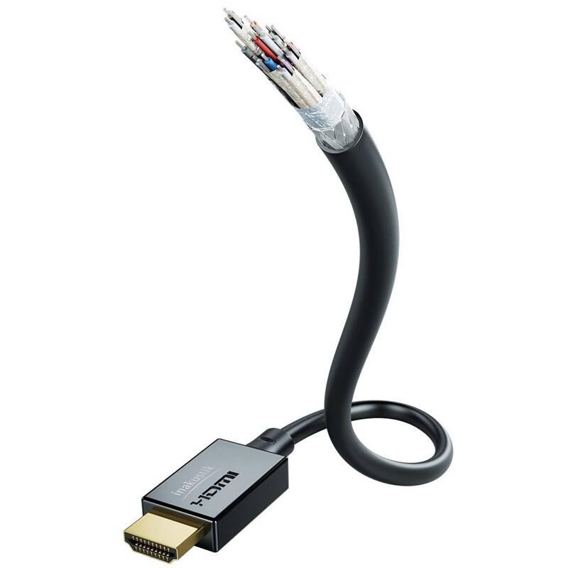 Kabel InAkustik Star II, HDMI 2.1 Ultra High Speed, délka 2m černý