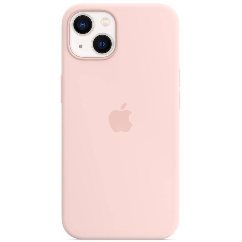 Kryt na mobil Apple Silicone Case s MagSafe pro iPhone 13 – křídově růžový