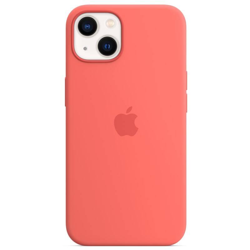 Kryt na mobil Apple Silicone Case s MagSafe pro iPhone 13 – pomelově růžový