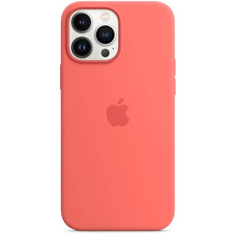 Kryt na mobil Apple Silicone Case s MagSafe pro iPhone 13 Pro Max – pomelově růžový