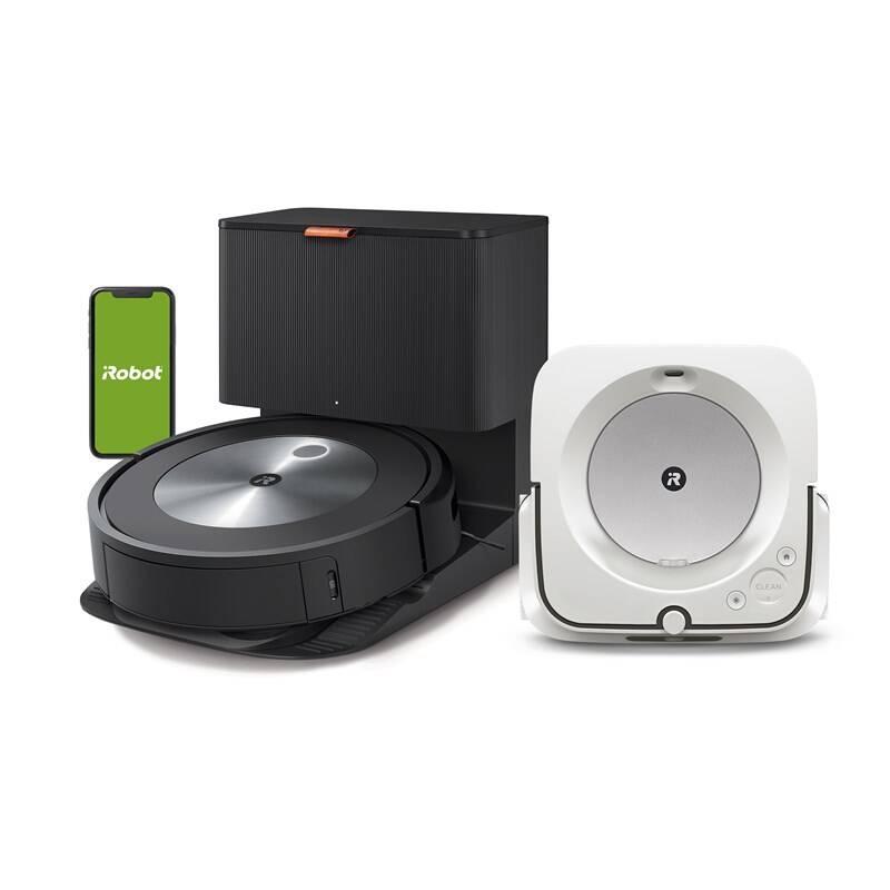 Robotický vysavač iRobot Roomba j7 Braava jet m6 černý bílý, Robotický, vysavač, iRobot, Roomba, j7, Braava, jet, m6, černý, bílý