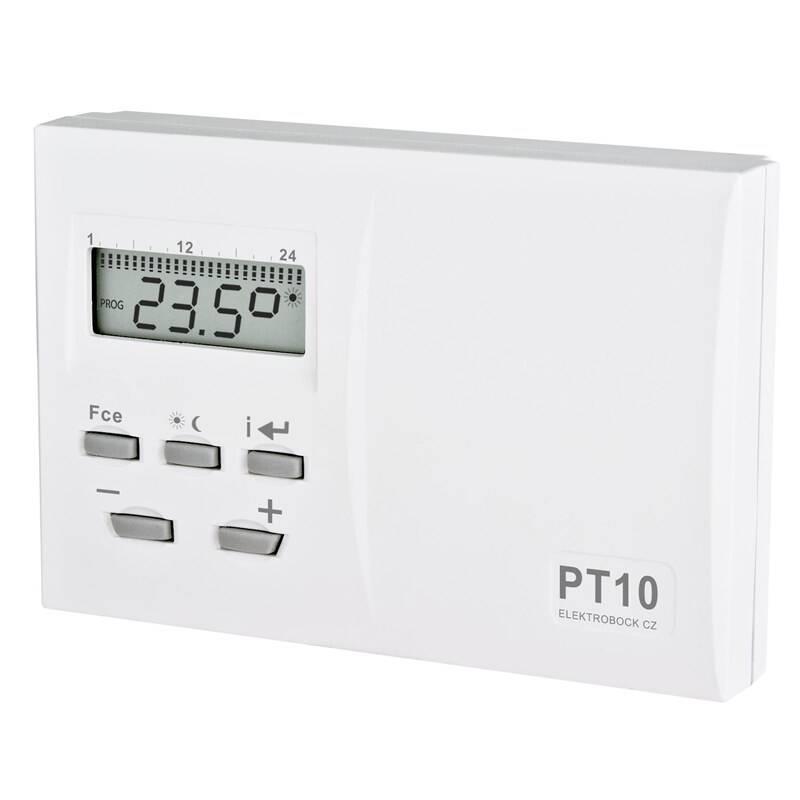Termostat Elektrobock PT10 bílý
