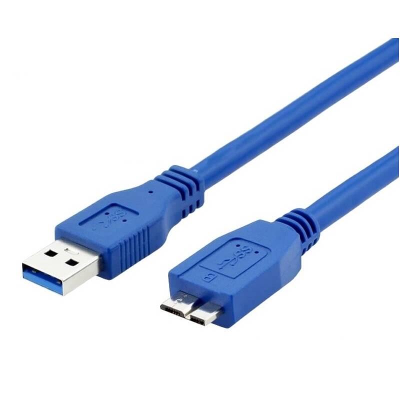 Kabel WG USB 3.0 USB Micro-B, 1,5m modrý