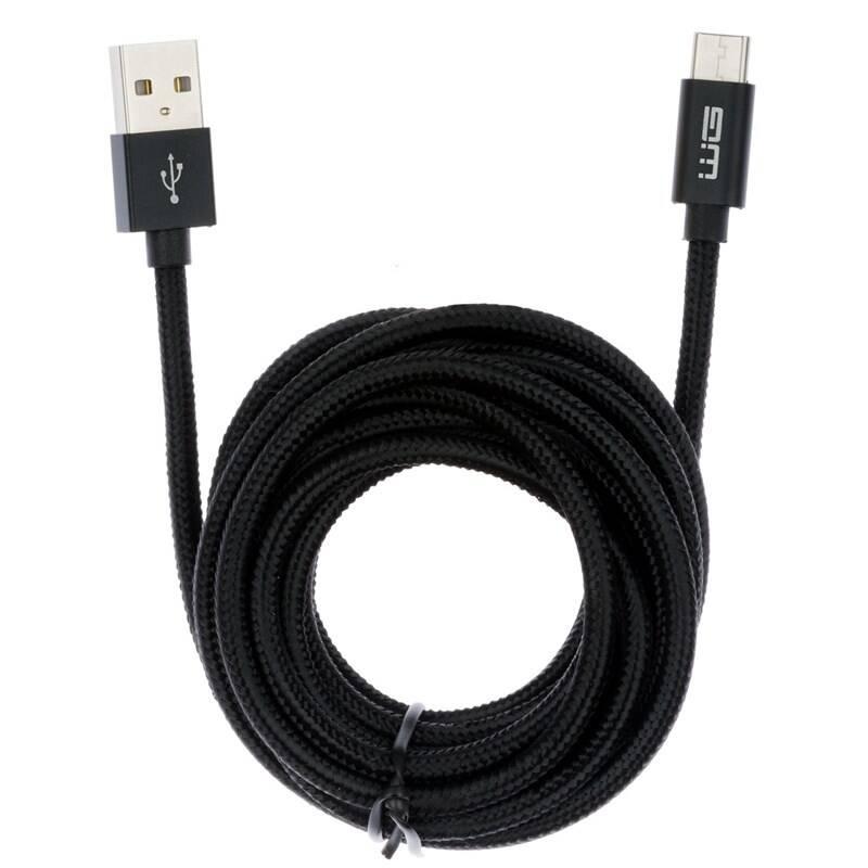 Kabel WG USB USB-C, 3m černý