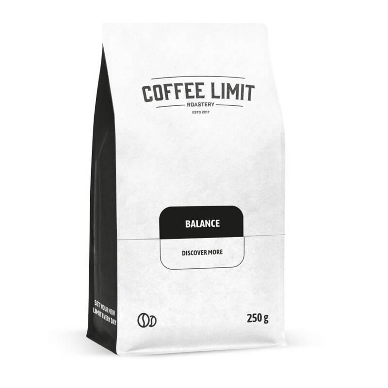 Káva zrnková COFFEE LIMIT Balance 250 g