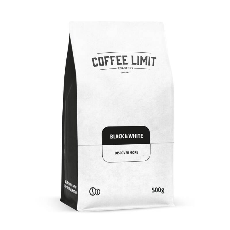 Káva zrnková COFFEE LIMIT Black & White 500 g
