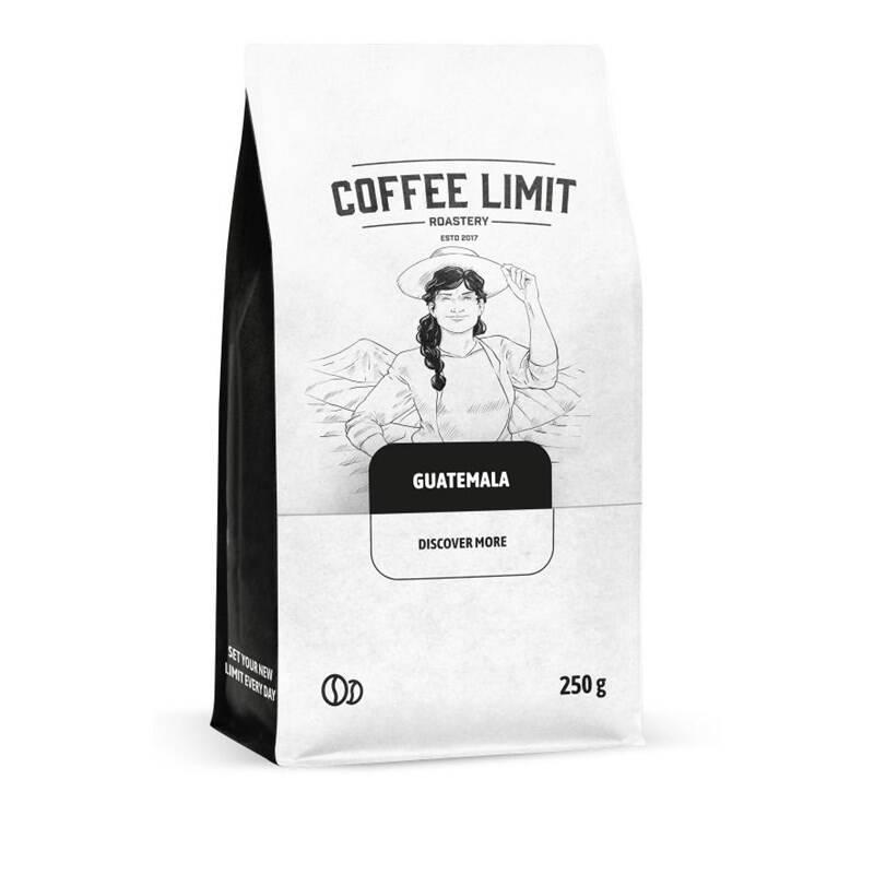 Káva zrnková COFFEE LIMIT Guatemala Huehuetenango 250 g, Káva, zrnková, COFFEE, LIMIT, Guatemala, Huehuetenango, 250, g