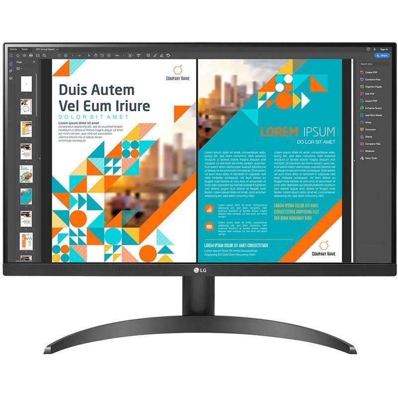 Monitor LG 24QP500 černý