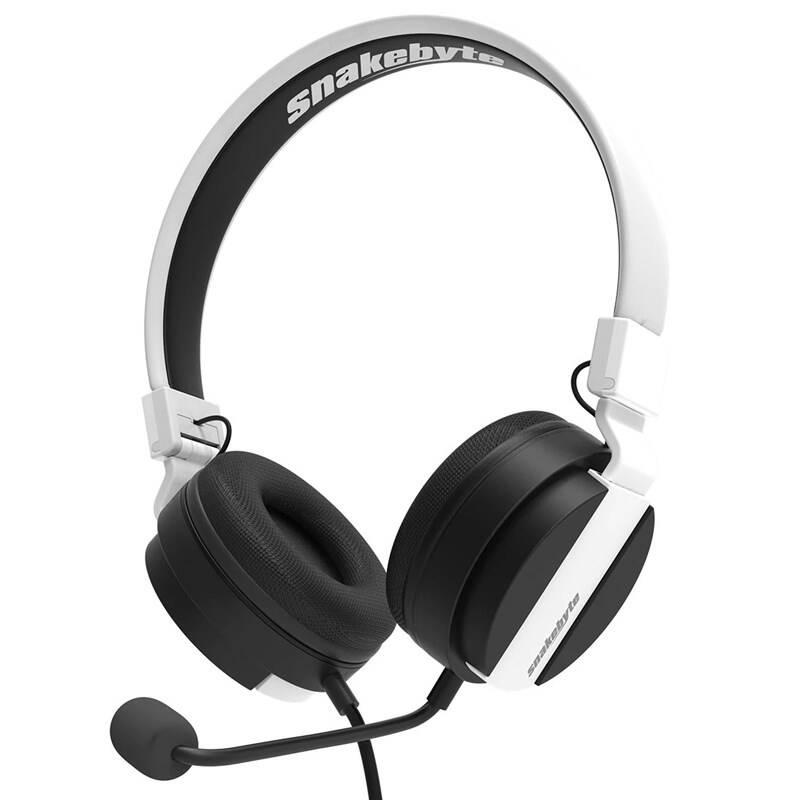 Headset SnakeByte HEAD:SET 5 černý bílý