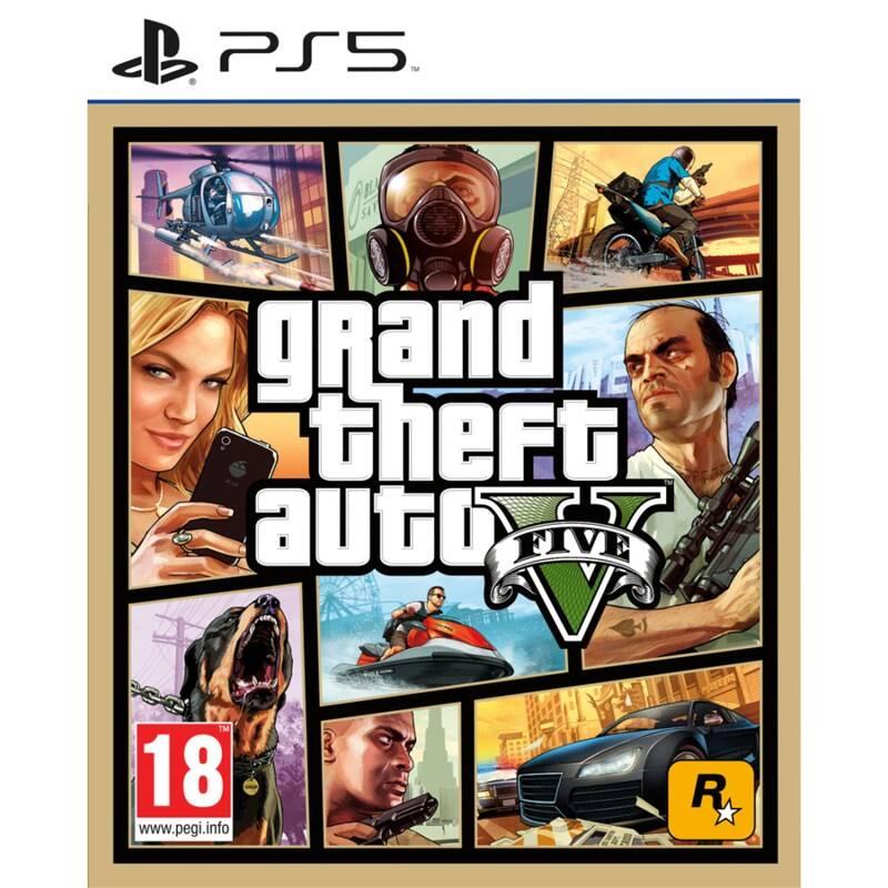 Hra RockStar PlayStation 5 Grand Theft Auto V, Hra, RockStar, PlayStation, 5, Grand, Theft, Auto, V