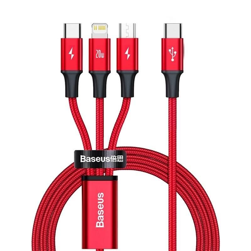 Kabel Baseus Rapid Series 3v1 USB-C