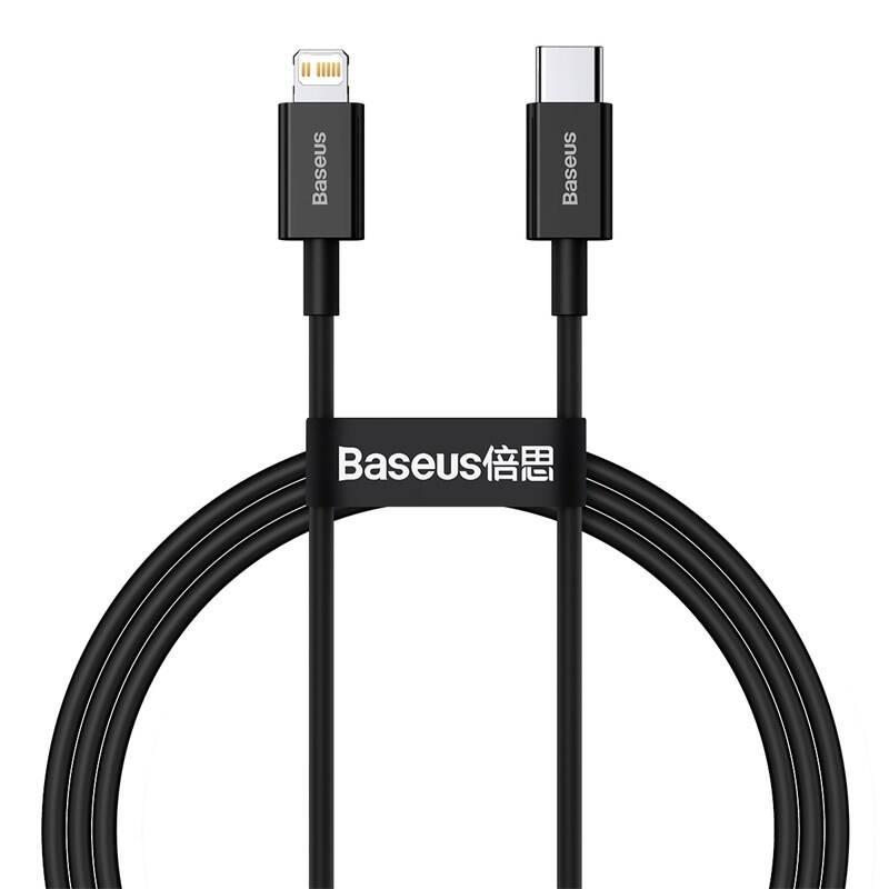 Kabel Baseus Superior Series USB-C Lightning 20W 1m černý